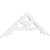 Ekena Millwork Pitch Amber Gable Pediment - Primed Polyurethane - GPP048X008X100BRO
