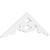 Ekena Millwork Pitch Amber Gable Pediment - Primed Polyurethane - GPP072X012X100ROB