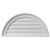Ekena Millwork Gable Vent - Primed Polyurethane - GVHR28D