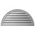 Ekena Millwork Gable Vent - Primed Polyurethane - GVHR48F