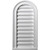 Ekena Millwork Gable Vent - Primed Polyurethane - GVCA12X22D