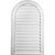 Ekena Millwork Gable Vent - Primed Polyurethane - GVCA18X20D