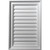 Ekena Millwork Gable Vent - Primed Polyurethane - GVVE16X16D