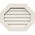 Ekena Millwork Gable Vent - Primed Polyurethane - GVPOH20X1201DUN