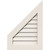 Ekena Millwork Gable Vent - Primed Polyurethane - GVPPL24X2401DUN-06