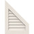 Ekena Millwork Gable Vent - Primed Polyurethane - GVPPR24X3601DUN-14