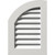 Ekena Millwork Gable Vent - Primed Polyurethane - GVPQL06X2201FUN