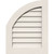 Ekena Millwork Gable Vent - Primed Polyurethane - GVPQL08X2401DUN
