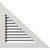 Ekena Millwork Gable Vent - Primed Polyurethane - GVPRR42X3101FUN