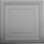 Ekena Millwork Ceiling Tile - Primed Polyurethane - CT24X24DE
