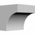 Ekena Millwork Bracket - Primed Polyurethane - BKT05X05X05ST