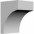 Ekena Millwork Bracket - Primed Polyurethane - BKT05X05X07ST