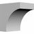 Ekena Millwork Bracket - Primed Polyurethane - BKT07X07X05ST