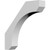Ekena Millwork Bracket - Primed Polyurethane - BKT16X16X03LE