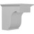 Ekena Millwork Bracket - Primed Polyurethane - BKT08X08X06LE