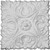 Ekena Millwork Rosette - Primed Polyurethane - ROS07X07AC