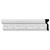 Ekena Millwork Chair Rail - Primed Polyurethane - CHA04X01TN