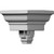 Ekena Millwork Crown Moulding Outside Corner - Primed Polyurethane - MOC03X03DE