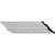 Ekena Millwork Crown Moulding - Primed Polyurethane - MLD04X04X06JA