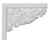 Ekena Millwork Stair Bracket - Primed Polyurethane - SB09X07AT-R