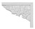 Ekena Millwork Stair Bracket - Primed Polyurethane - SB09X07FL-L