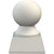 Ekena Millwork Finial - Primed Polyurethane - FIN03X04TR