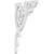Ekena Millwork Baile Bracket - Primed Polyurethane - BKTP01X07X12BA