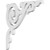 Ekena Millwork Baile Bracket - Primed Polyurethane - BKTP01X10X10BA