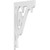 Ekena Millwork Bordeaux Bracket - Primed Polyurethane - BKTP01X08X14BO