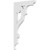 Ekena Millwork Brontes Bracket - Primed Polyurethane - BKTP01X08X14BR