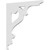 Ekena Millwork Brontes Bracket - Primed Polyurethane - BKTP01X18X18BR