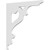 Ekena Millwork Brontes Bracket - Primed Polyurethane - BKTP01X20X20BR