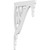 Ekena Millwork Carrillo Bracket - Primed Polyurethane - BKTP01X07X13CI