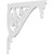 Ekena Millwork Carrillo Bracket - Primed Polyurethane - BKTP01X16X16CI