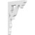 Ekena Millwork Cornelia Bracket - Primed Polyurethane - BKTP01X04X06CN