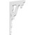 Ekena Millwork Cornelia Bracket - Primed Polyurethane - BKTP01X06X11CN