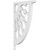 Ekena Millwork Classic Wagon Wheel Bracket - Primed Polyurethane - BKTP01X07X12CW