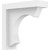 Ekena Millwork Standard Emerson Bracket - Primed Polyurethane - BKTP02X06X06EMR