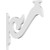 Ekena Millwork Florence Bracket - Primed Polyurethane - BKTP01X12X12FL