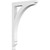 Ekena Millwork Legacy Bracket - Primed Polyurethane - BKTP01X04X07LE