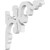 Ekena Millwork Milton Bracket - Primed Polyurethane - BKTP01X06X06MI