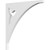 Ekena Millwork Naple Bracket - Primed Polyurethane - BKTP01X10X10NA