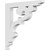 Ekena Millwork Preston Bracket - Primed Polyurethane - BKTP01X06X06PR