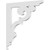 Ekena Millwork Preston Bracket - Primed Polyurethane - BKTP01X16X16PR