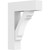 Ekena Millwork Standard Olympic Bracket with Block Ends - Primed Polyurethane - BKTP03X14X18OLY05