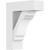 Ekena Millwork Standard Olympic Bracket with Block Ends - Primed Polyurethane - BKTP05X14X18OLY05