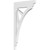 Ekena Millwork Stanford Bracket - Primed Polyurethane - BKTP01X08X14ST