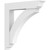 Ekena Millwork Standard Thorton Bracket with Traditional Ends - Primed Polyurethane - BKTP03X24X24THR01
