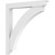 Ekena Millwork Standard Thorton Bracket with Traditional Ends - Primed Polyurethane - BKTP03X36X36THR01