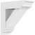 Ekena Millwork Standard Traditional Bracket with Traditional Ends - Primed Polyurethane - BKTP05X14X14TRA01